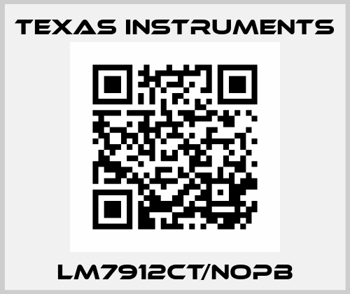 LM7912CT/NOPB Texas Instruments