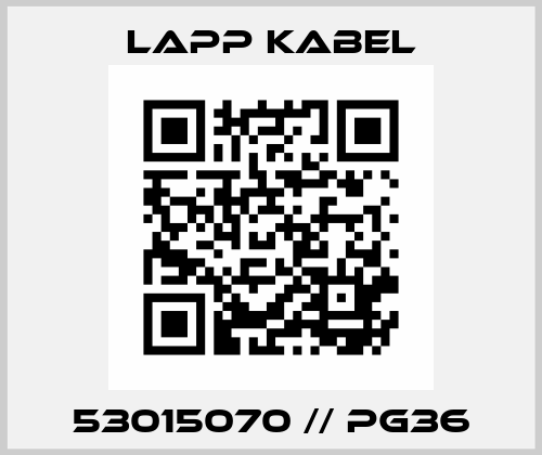 53015070 // PG36 Lapp Kabel