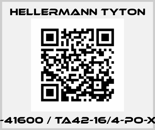 318-41600 / TA42-16/4-PO-X-BK Hellermann Tyton