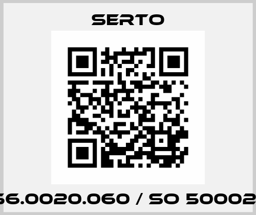 056.0020.060 / SO 50002-6 Serto