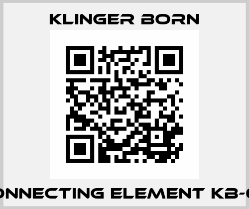 Connecting element KB-04 Klinger Born