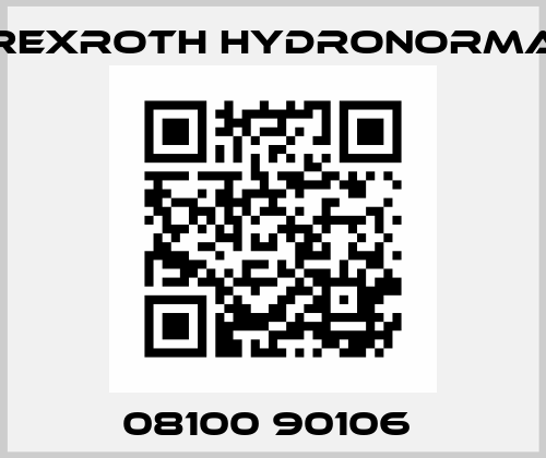 08100 90106  Rexroth Hydronorma