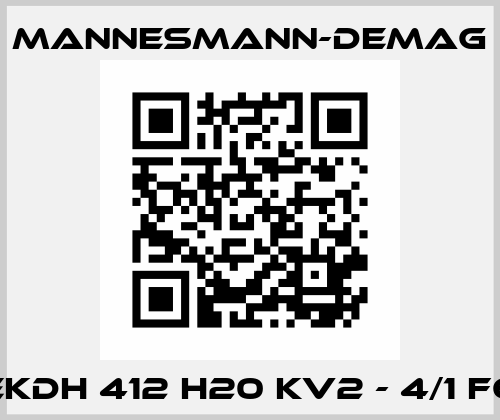 EKDH 412 H20 KV2 - 4/1 F6 Mannesmann-Demag