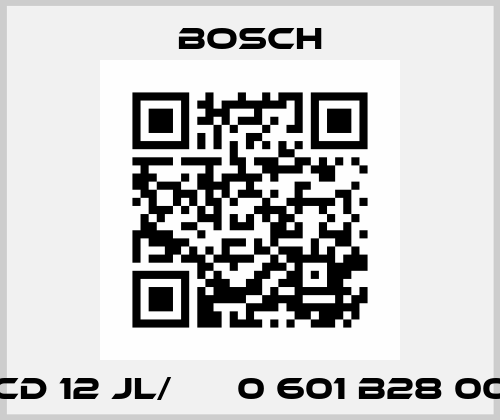 GCD 12 JL/      0 601 B28 000 Bosch