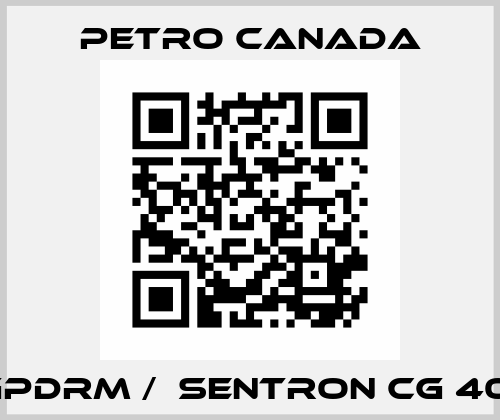 STNCGPDRM /  Sentron CG 40 Plus Petro Canada