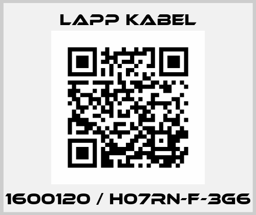1600120 / H07RN-F-3G6 Lapp Kabel