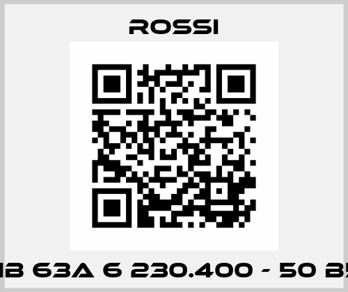 HB 63A 6 230.400 - 50 B5 Rossi