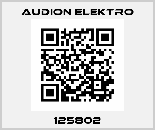 125802 AUDION