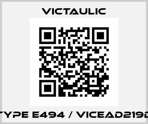 Type E494 / VICEAD219D Victaulic