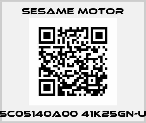 5C05140A00 41K25GN-U Sesame Motor