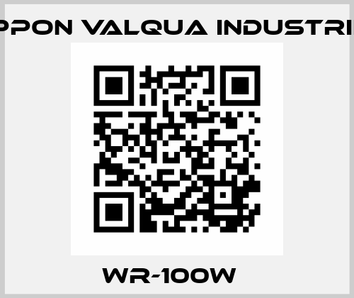 WR-100W   VALQUA .
