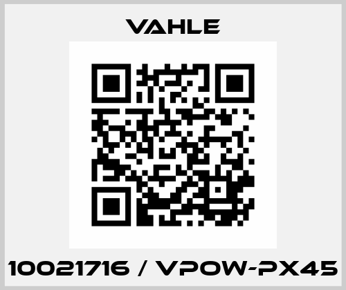10021716 / VPOW-PX45 Vahle