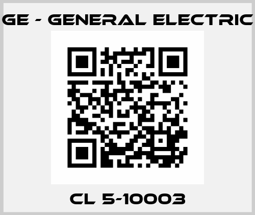 CL 5-10003 GE - General Electric