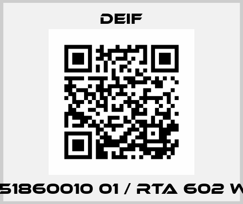 2951860010 01 / RTA 602 W/M Deif