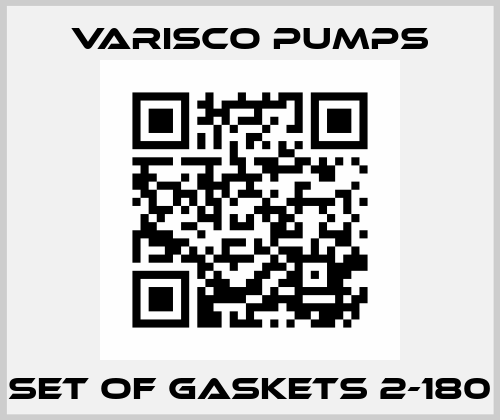 Set of Gaskets 2-180 Varisco pumps