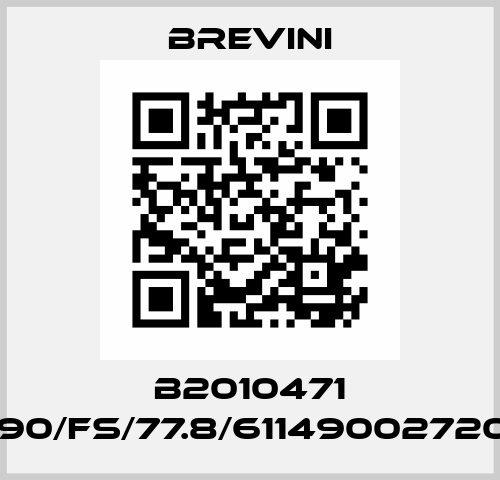 B2010471 EC3090/FS/77.8/61149002720 B3A Brevini