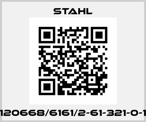 120668/6161/2-61-321-0-1 Stahl