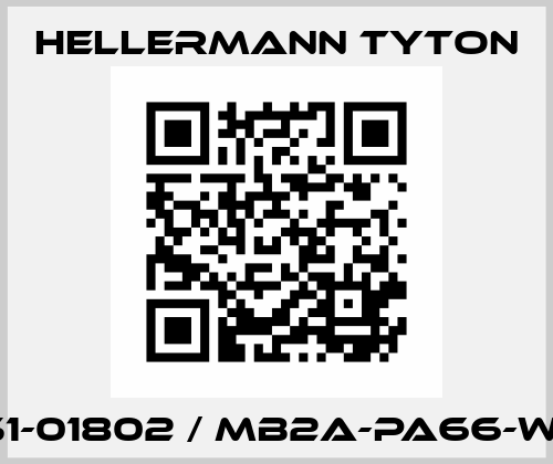 151-01802 / MB2A-PA66-WH Hellermann Tyton