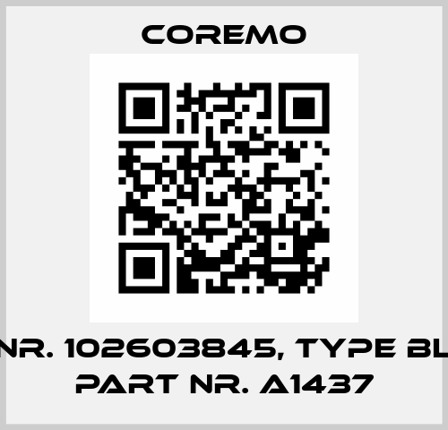 Art.Nr. 102603845, Type BL5 HT, Part Nr. A1437 Coremo