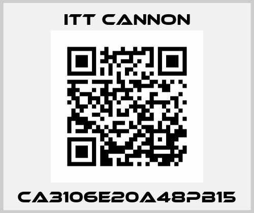 CA3106E20A48PB15 Itt Cannon