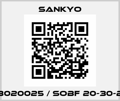 118020025 / SOBF 20-30-25 Sankyo
