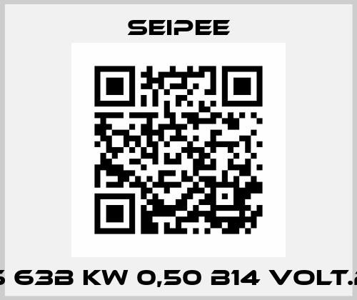 EOS 63b Kw 0,50 B14 VOLT.230 SEIPEE