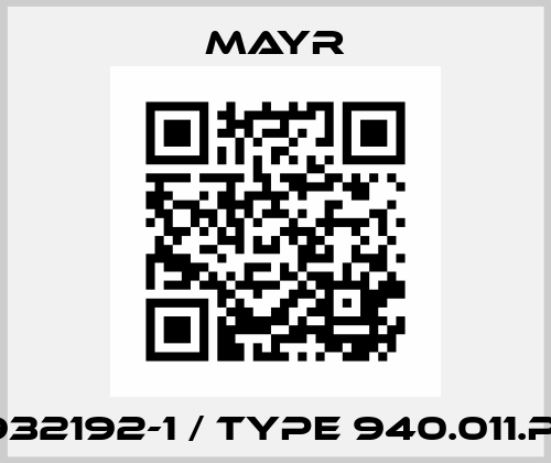 0932192-1 / Type 940.011.P S Mayr