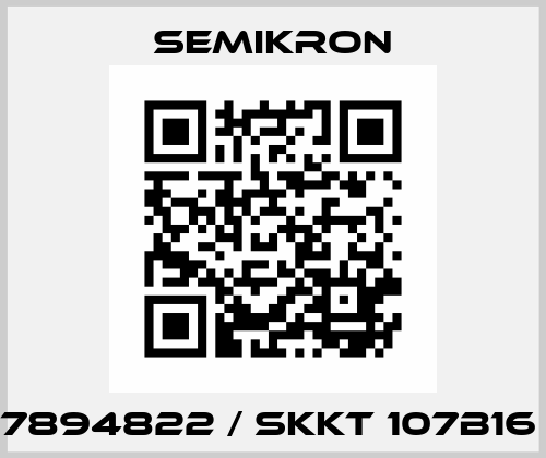 07894822 / SKKT 107B16 E Semikron
