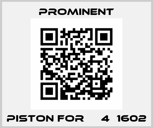 piston for ВТ4А1602 ProMinent