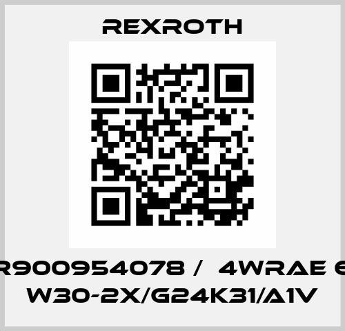 R900954078 /  4WRAE 6 W30-2X/G24K31/A1V Rexroth