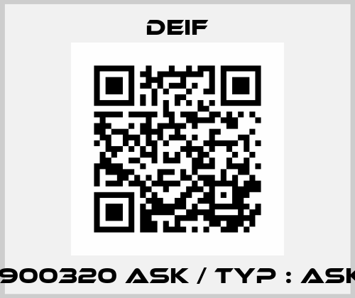 2961900320 ASK / Typ : ASK 21.3 Deif