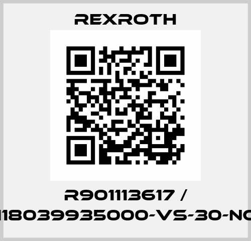R901113617 / 041118039935000-VS-30-NC-35 Rexroth