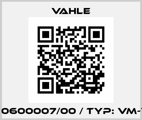 Art.  0600007/00 / Typ: VM-VBS5 Vahle