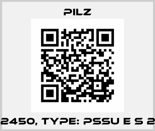 p/n: 312450, Type: PSSu E S 2AI I se Pilz