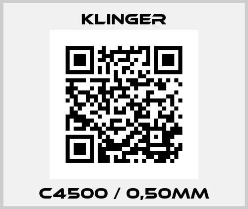 C4500 / 0,50MM Klinger