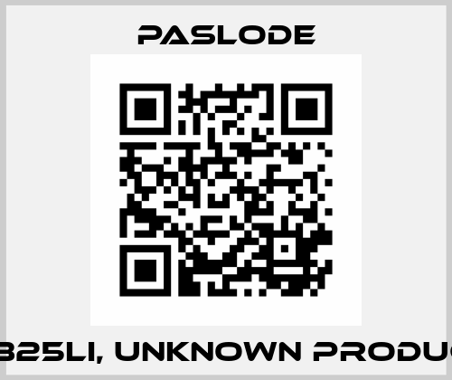 CF325li, unknown product  Paslode