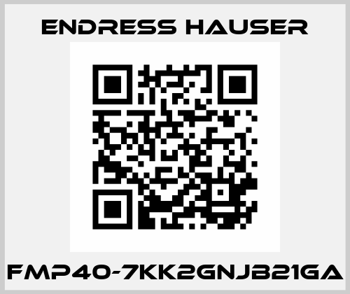 FMP40-7KK2GNJB21GA Endress Hauser
