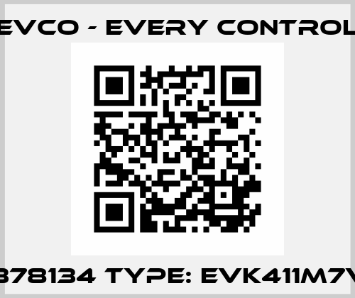 P/N: 378134 Type: EVK411M7VHBS EVCO - Every Control