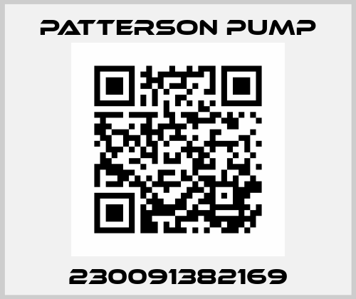 230091382169 Patterson Pump