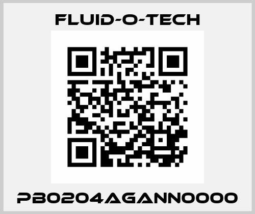 PB0204AGANN0000 Fluid-O-Tech