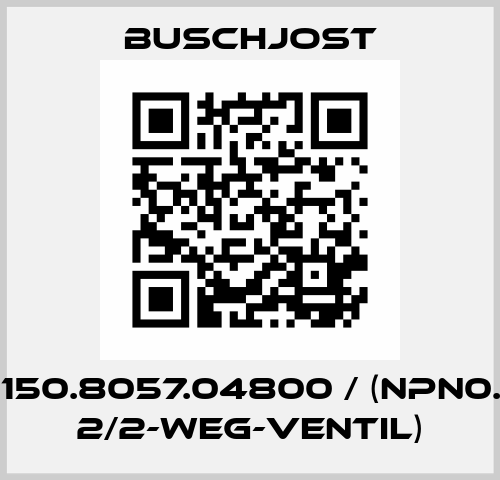 8591150.8057.04800 / (NPN0.1359 2/2-WEG-VENTIL) Buschjost