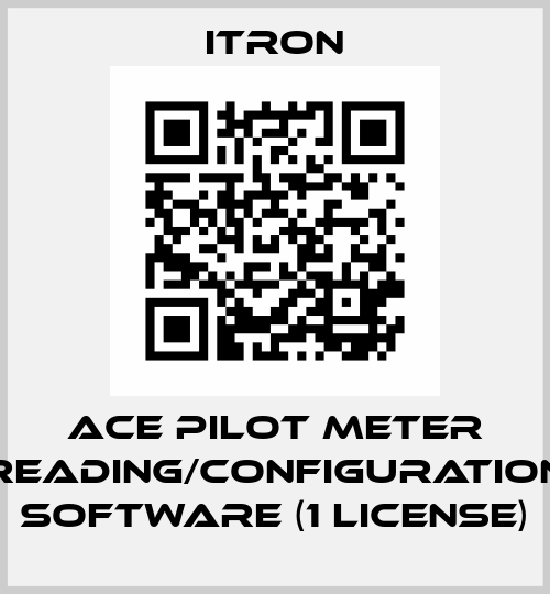 Ace Pilot Meter Reading/Configuration Software (1 license) Itron