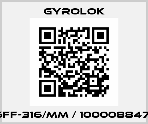 16FF-316/MM / 1000088473 GYROLOK