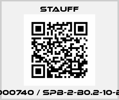 1910000740 / SPB-2-B0.2-10-B12-A Stauff