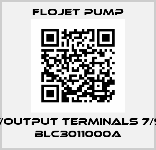 Input/output terminals 7/9 for BLC3011000A Flojet Pump