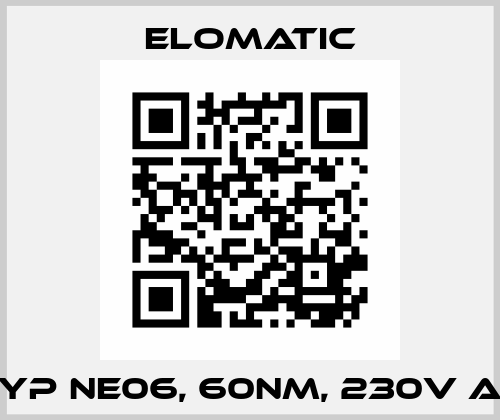 Typ NE06, 60Nm, 230V AC Elomatic