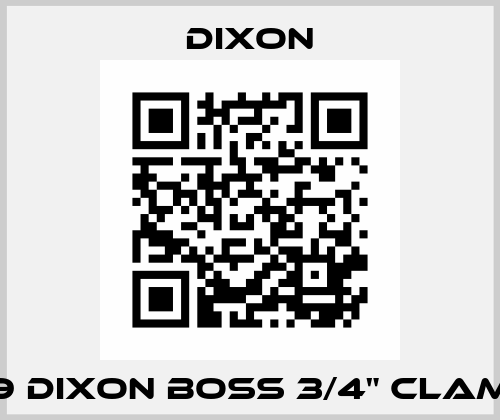 BU9 Dixon Boss 3/4" clamps Dixon