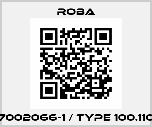 7002066-1 / Type 100.110 Roba