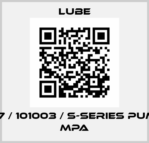 P-107 / 101003 / S-Series Pump 5 MPa Lube