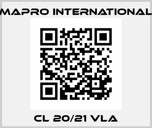 CL 20/21 VLA MAPRO International